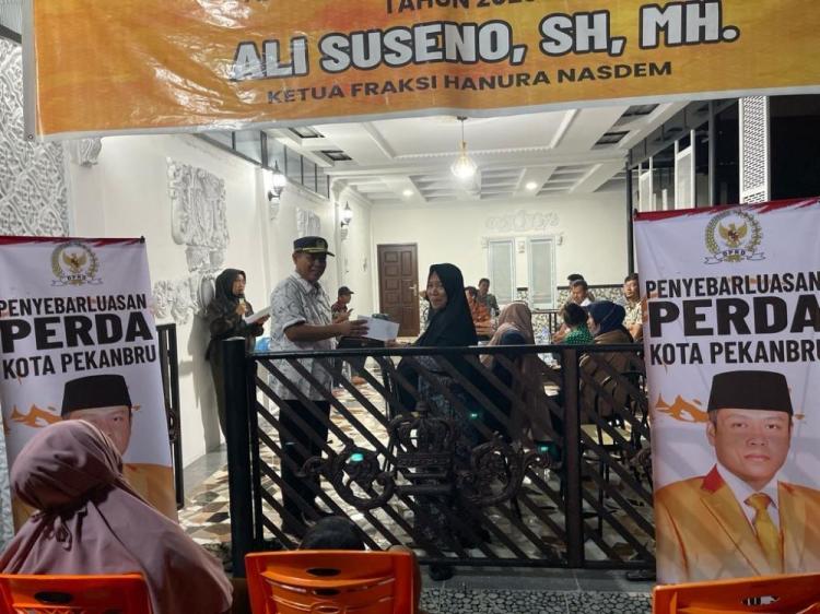 Ali Suseno Sosialisasikan Produk Hukum Pemko Pekanbaru Tentang Penyalahgunaan Narkotika